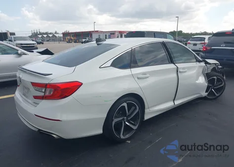 2021 Honda Accord Sport из США, поврежденный, VIN 1HGCV1F3XMA056311